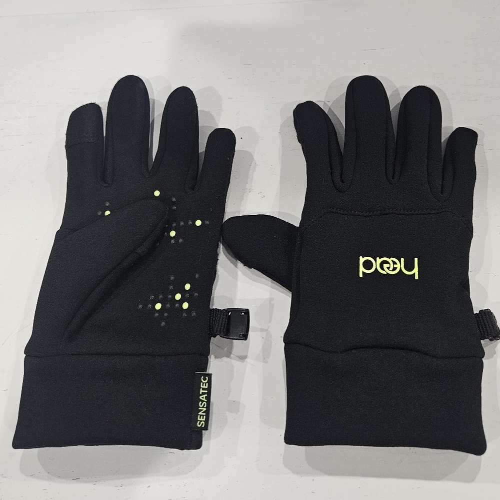 Head Neon and Black Youth Mittens. Insulated. Outdoor Accessories Touchscreen LG